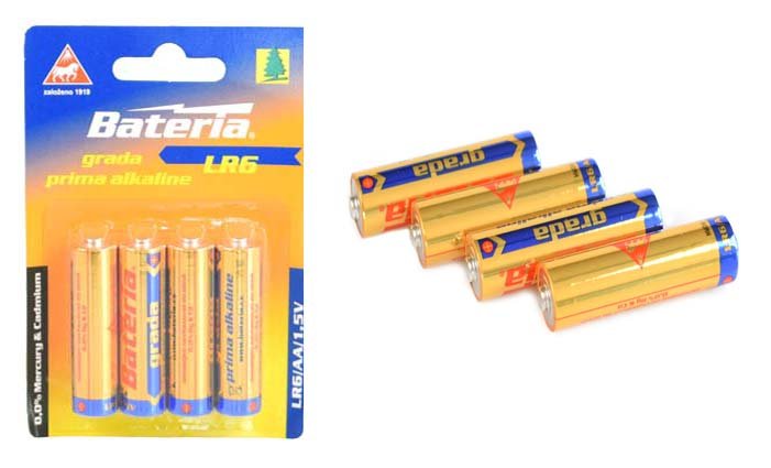 Alkalické baterie AA LR6, 4ks | Venda.cz - Nejlevnější slevový portál ...