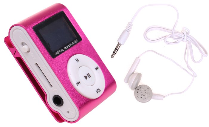 Міні MP3-плеєр з рожевим дисплеєм | Venda.com.ua - найдешевший ...