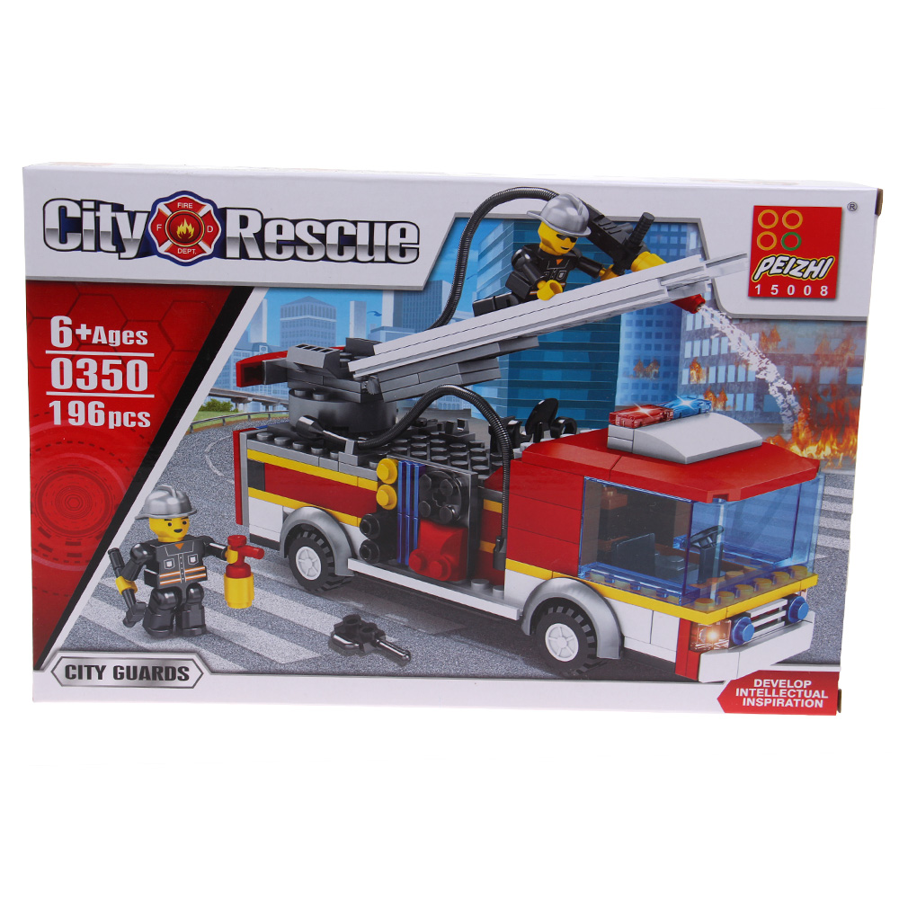 Dětská stavebnice hasičské auto - náhled 1