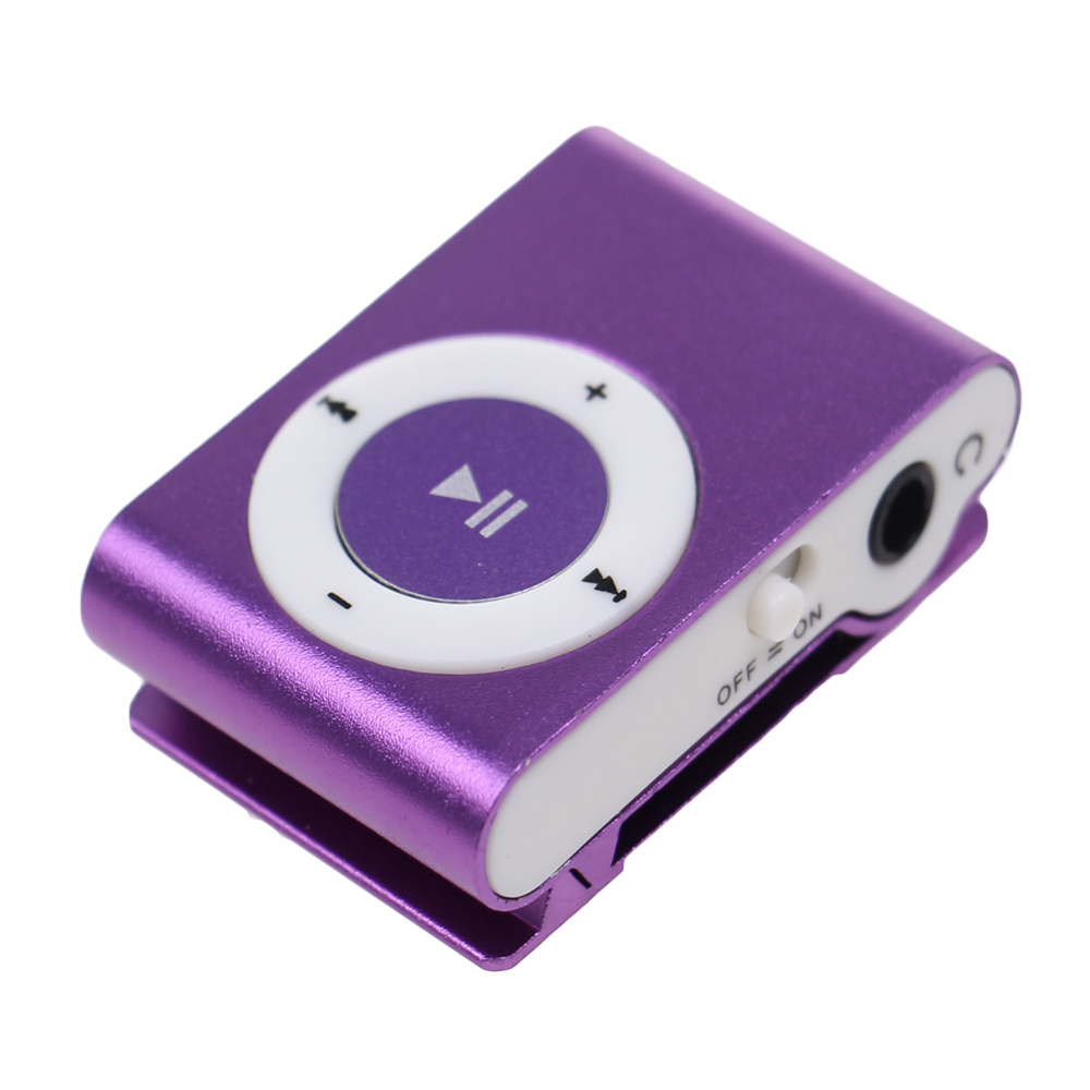 Kompaktní MP3 přehrávač fialový - náhled 2