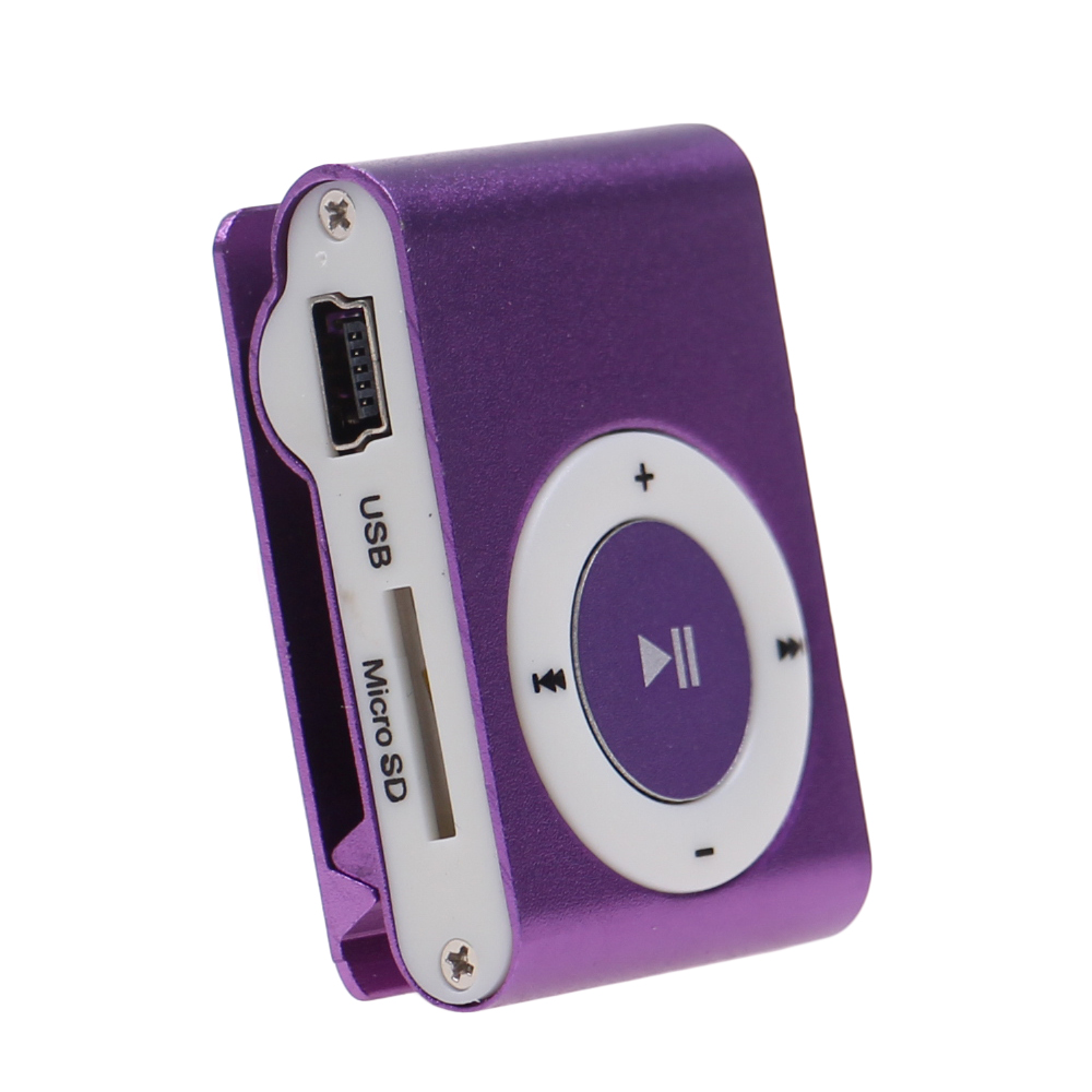 Kompaktní MP3 přehrávač fialový - náhled 3