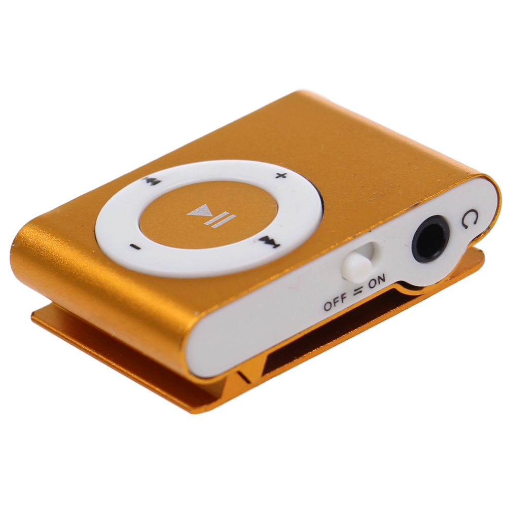 Kompaktní MP3 přehrávač oranžový - náhled 3