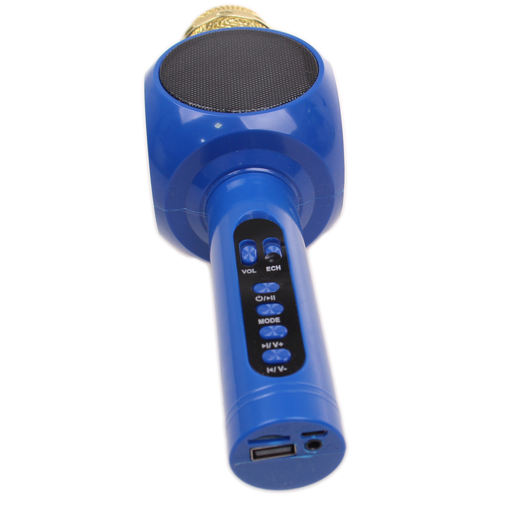 Karaoke mikrofon WS-1816 modrý - náhled 5