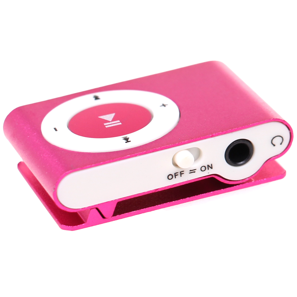 Kompaktní MP3 přehrávač růžový - náhled 2