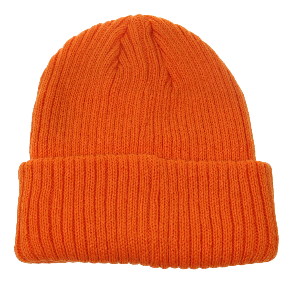Čepice zimní oranžová  - náhled 1