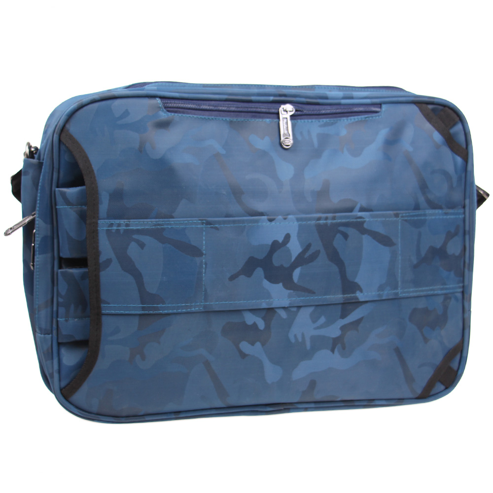 Brašna/batoh na notebook modrý maskáč - náhled 2