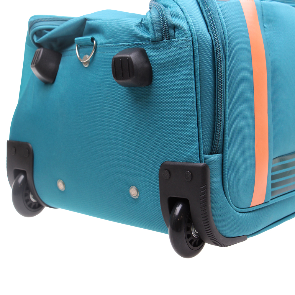 Cestovní taška na kolečkách malá světle modrá - náhled 4