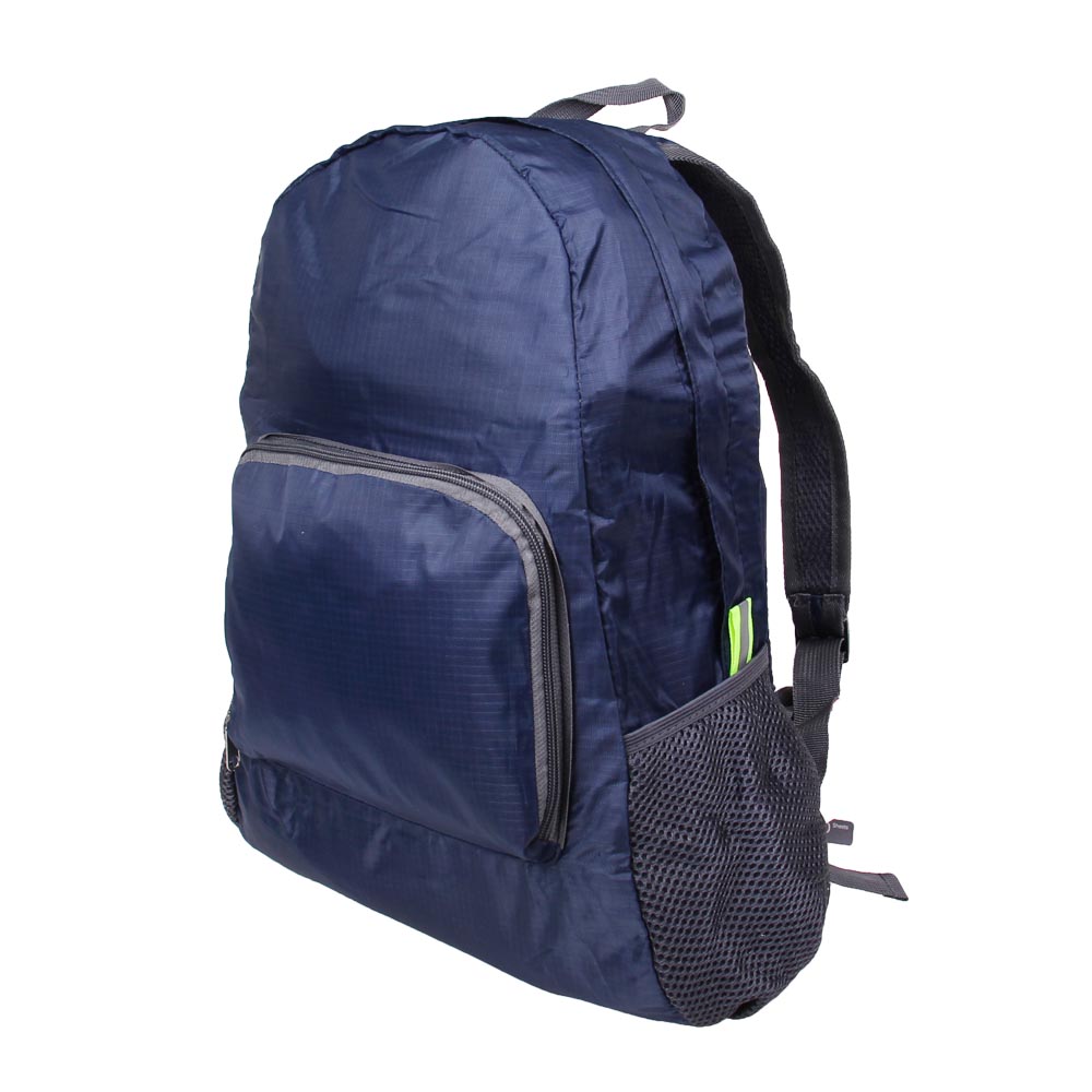 Skládací cestovní batoh tmavě modrý - náhled 2