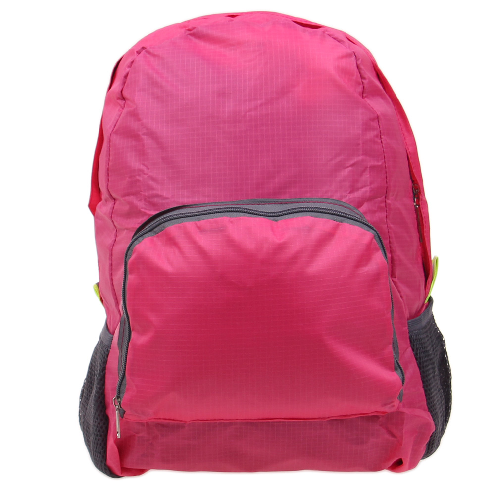 Skládací cestovní batoh růžový - náhled 1