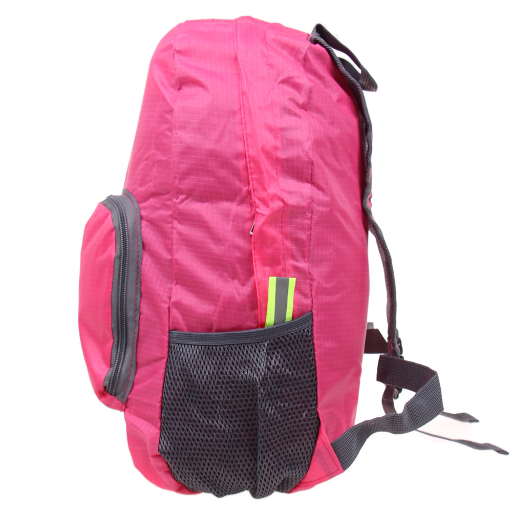 Skládací cestovní batoh růžový - náhled 2