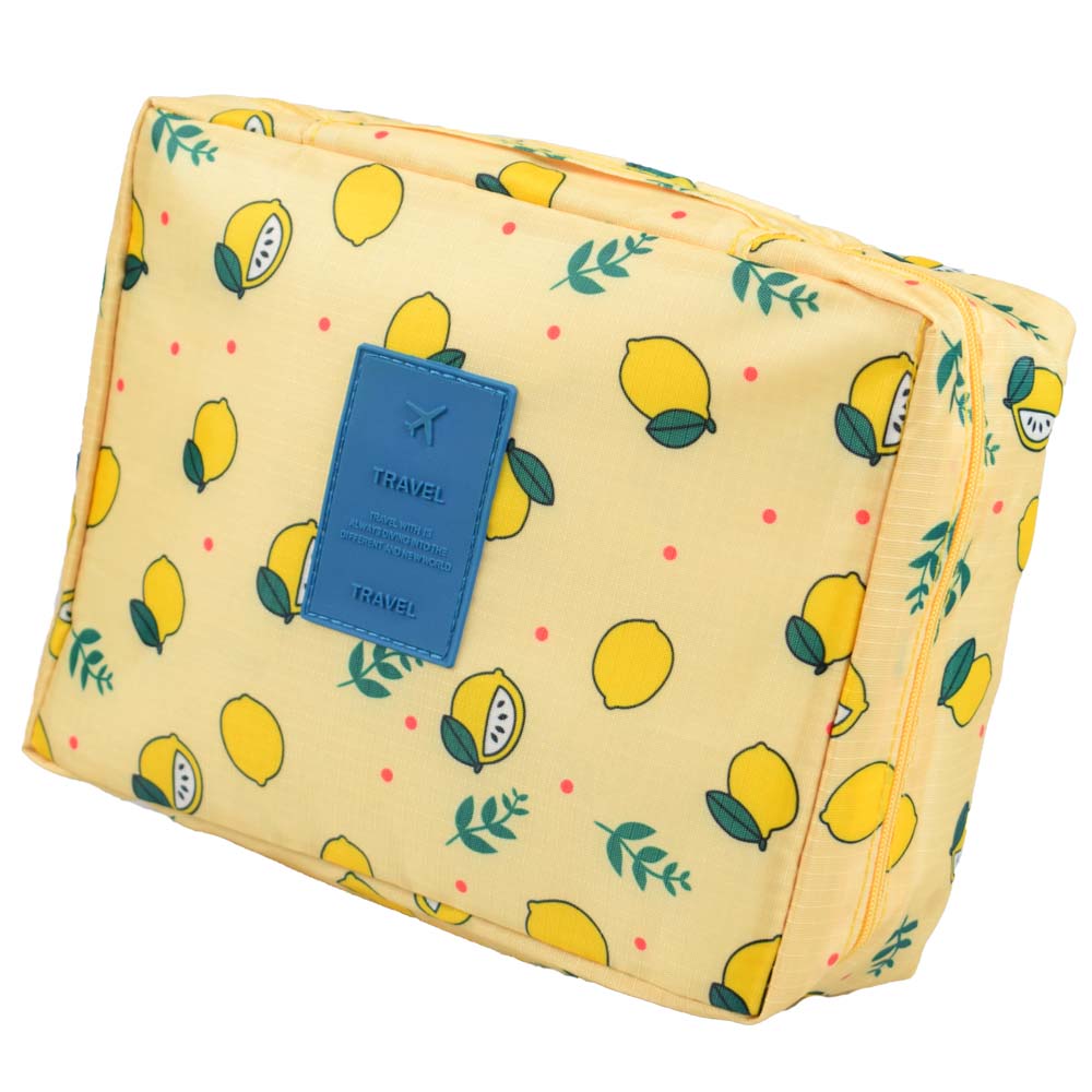 Kosmetická taška Travel žlutá s citróny - náhled 2