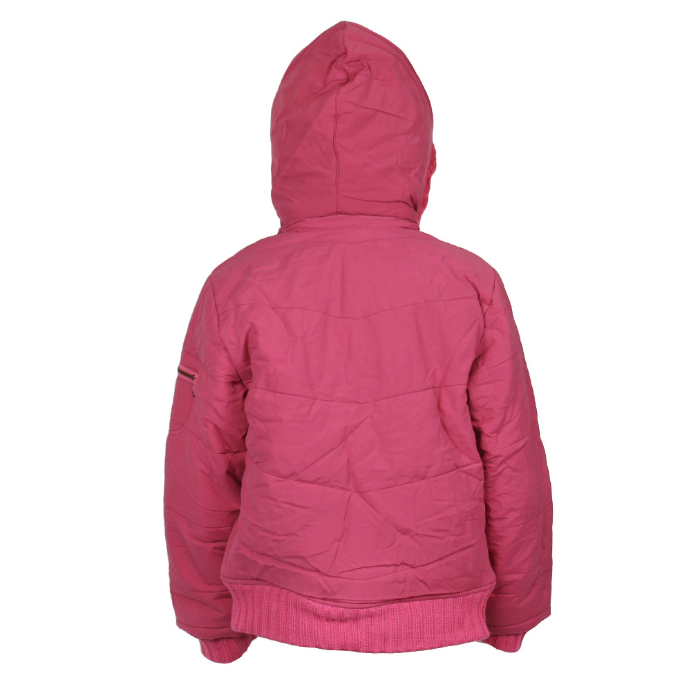 Dívčí bunda Crazy růžová s výšivkou vel. 134 - náhled 3